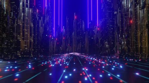 Videohive - Futuristic City Laser Beams - 32505763 - 32505763