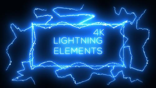 Videohive - 4k Lightning Elements - 32506176 - 32506176