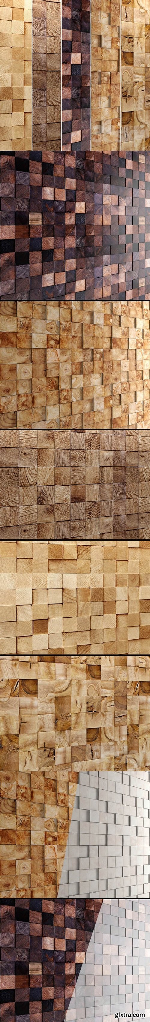 Wooden mosaic. Collection