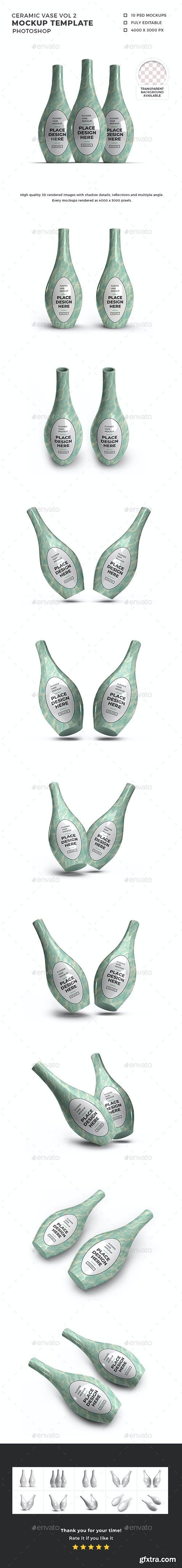 GraphicRiver - Ceramic Vase 3D Mockup Template Vol 2 32458681