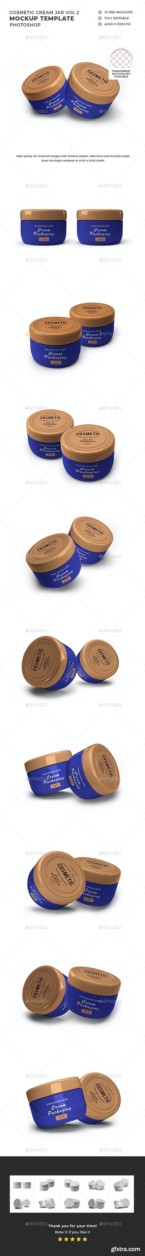 GraphicRiver - Cosmetic Cream Jar Mockup Template Vol 2 32498399