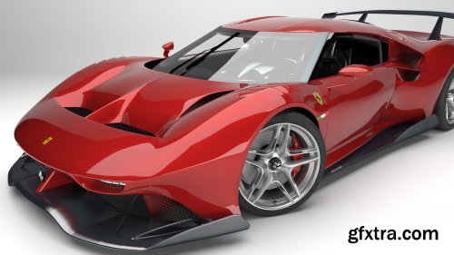 Ferrari P80C 2019 3D Model