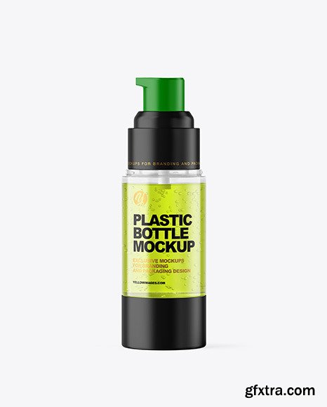 Color Liquid Airless Pump Bottle Mockup 84593