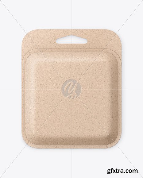 Kraft Paper Blister Package Mockup 84433