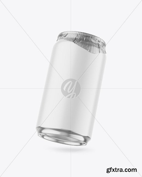 330ml Matte Drink Can w/ Foil Lid Mockup 84543