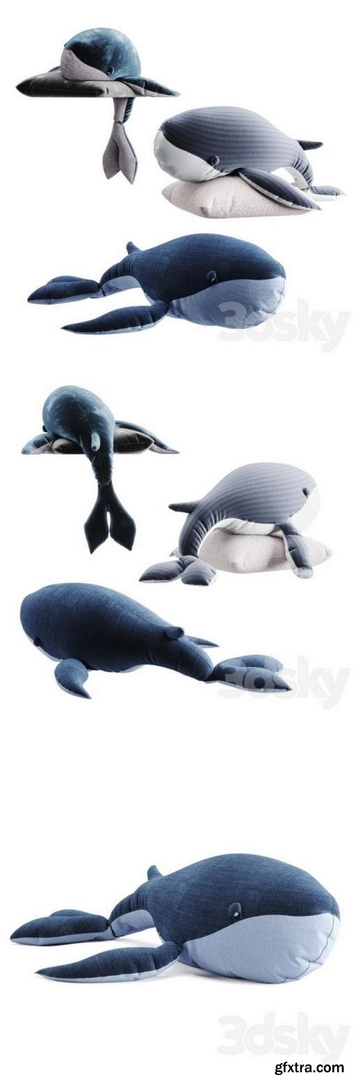 Whale toy set