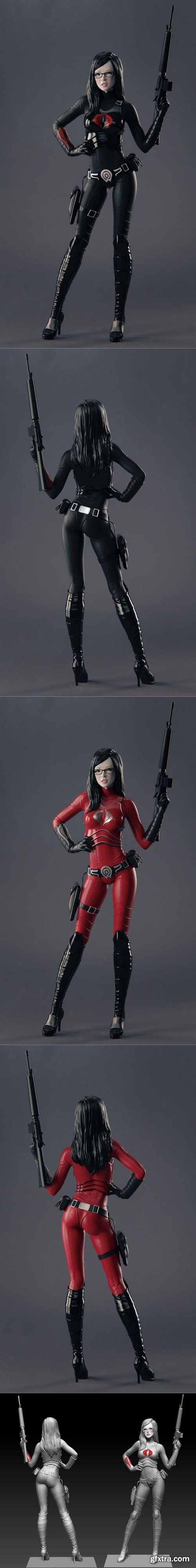 The Baroness – 3D Print Model