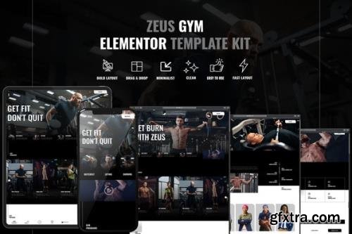 ThemeForest - Zeus v1.0.0 - Gym & Fitness Elementor Template Kit - 32343146