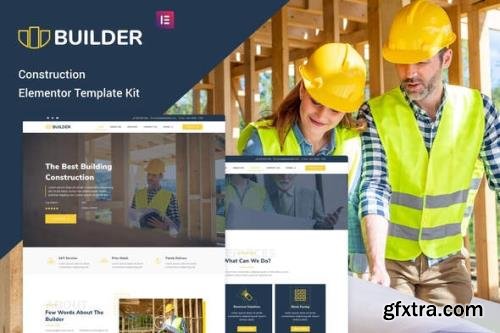 ThemeForest - The Builder v1.0.0 - Construction & Architecture Elementor Template Kit - 32343051