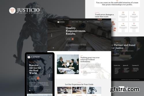 ThemeForest - Justicio v1.0.0 - Law Firm & Attorney Elementor Template Kit - 32394649