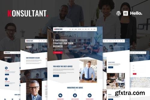 ThemeForest - Konsultant v1.0.1  - Consultancy Firm Elementor Template Kit - 32369750