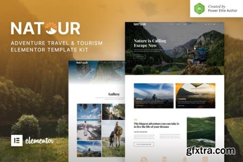 ThemeForest - Natour v1.0.0 - Adventure Travel & Tourism Elementor Template Kit - 32460316