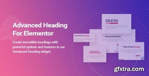 CodeCanyon - Advanced Heading and Animated Text for Elementor v1.0.0 - 28682118