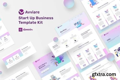 ThemeForest - Avviare v1.3.0 - Start Up Business Elementor Template Kit - 32381477