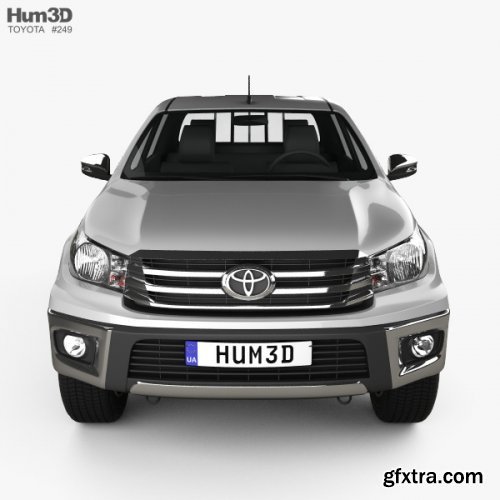 Toyota Hilux Double Cab Hi Rider 2015 3D model