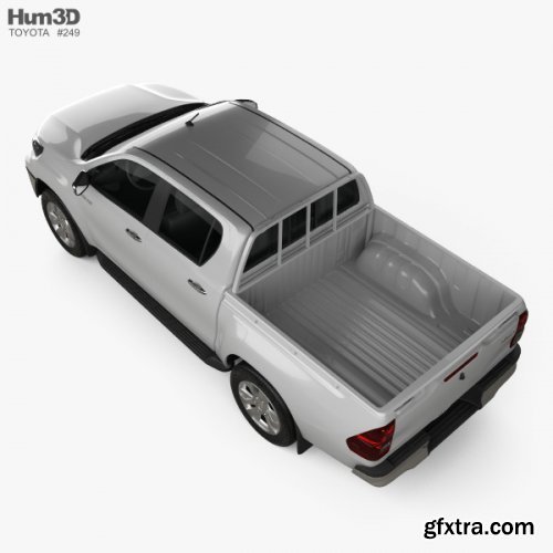 Toyota Hilux Double Cab Hi Rider 2015 3D model