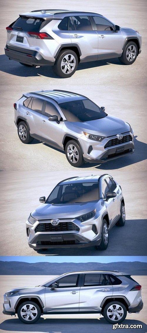 Toyota RAV4 LE 2019 3D Model