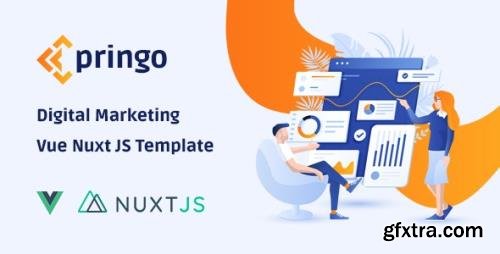 ThemeForest - Pringo v1.0 - Digital Marketing Vue JS Template - 32381436