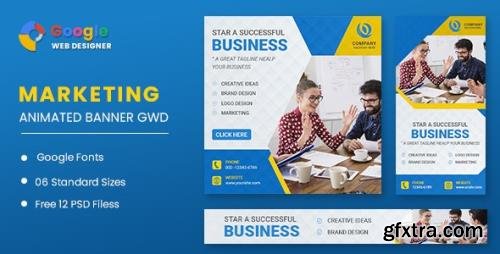 CodeCanyon - Business Marketing Animated Banner Google Web Designer v1.0 - 32401950