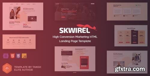 ThemeForest - Skwirel v1.0 - High Conversion Marketing HTML Landing Page Template (Update: 23 May 21) - 32287785