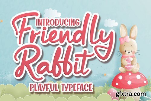 Friendly Rabbit - Playful Typeface