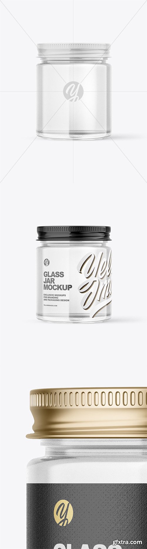 Clear Glass Jar Mockup 79897