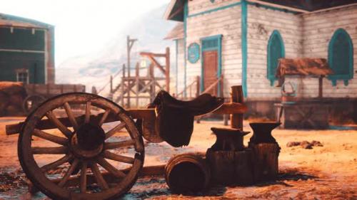 Videohive - Old American Wild Western Style Town - 32496646 - 32496646