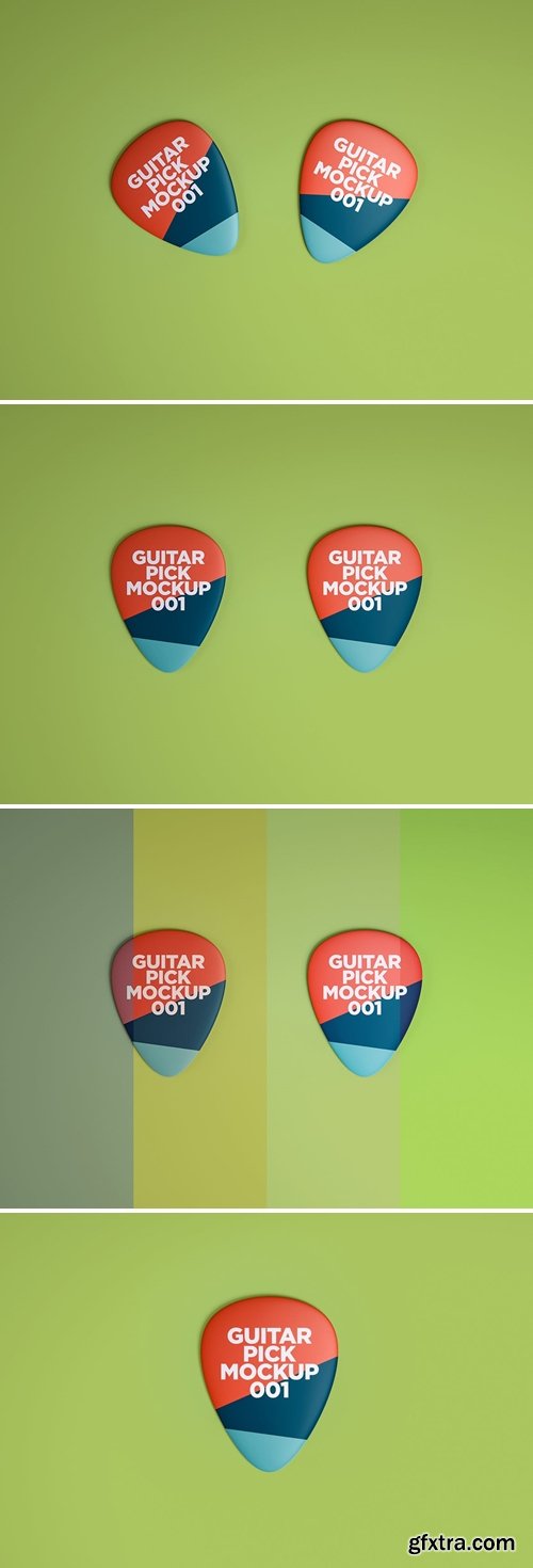 Guitar Pick Mockup 001