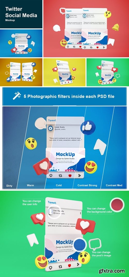 Twitter Social Media Mockup
