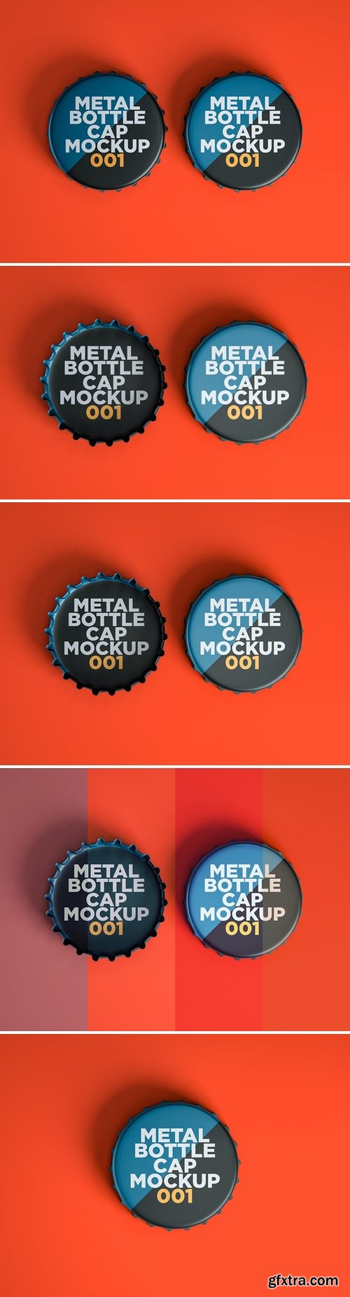 Metal Bottle Cap Mockup 001