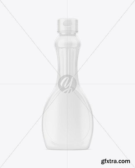 Matte Plastic Syrup Bottle Mockup 84641