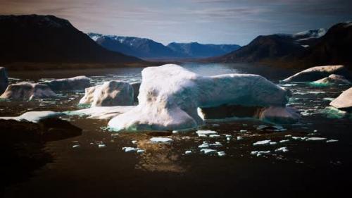 Videohive - Many Melting Icebergs in Antarctica - 32497073 - 32497073