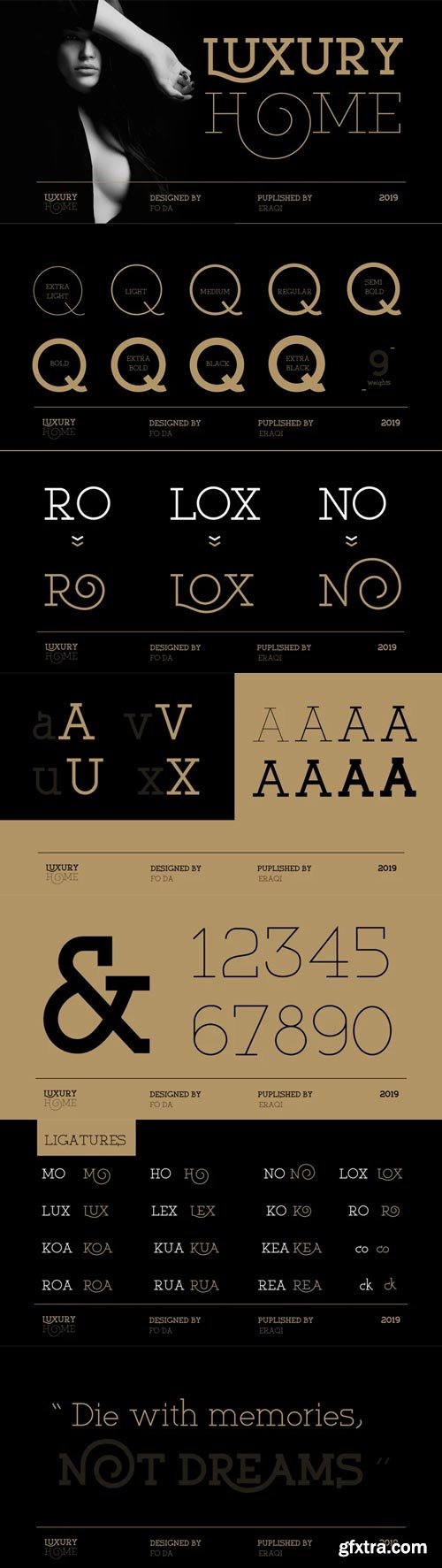 Luxury Home Font Family