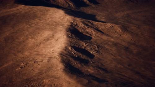 Videohive - Fictional Mars Soil Aerial View of Martian Desert - 32497404 - 32497404