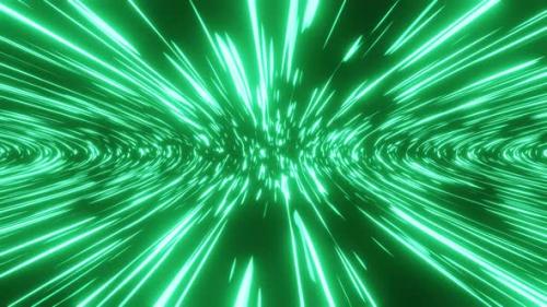 Videohive - Green Space Journey Vj Loop 4K - 32511215 - 32511215