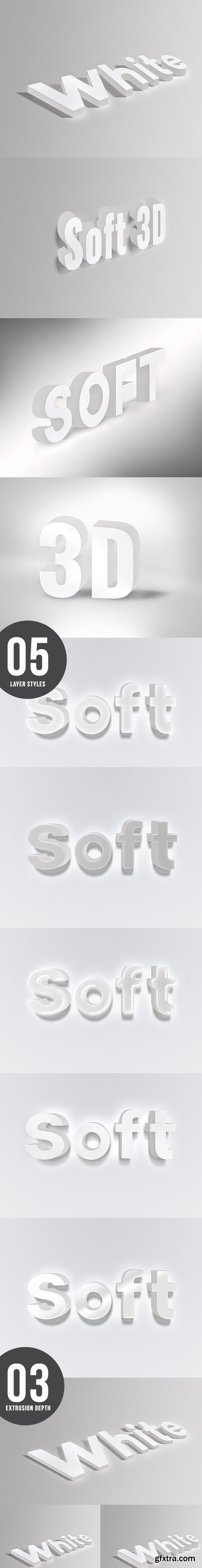 GraphicRiver - Simple White 3D Text Effects 23844260