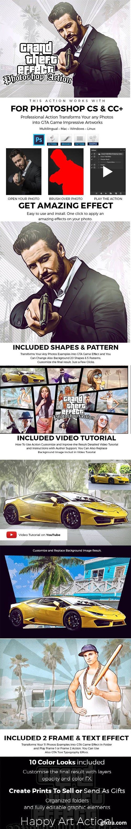 GraphicRiver - Grand Theft Effect 23753323 - Photoshop Action