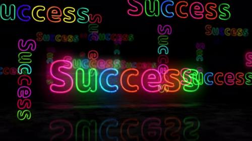 Videohive - Club symbol glowing neon 3d lights - 32511961 - 32511961