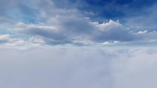 Videohive - Fly Above Clouds Loopabel 4K - 32514954 - 32514954