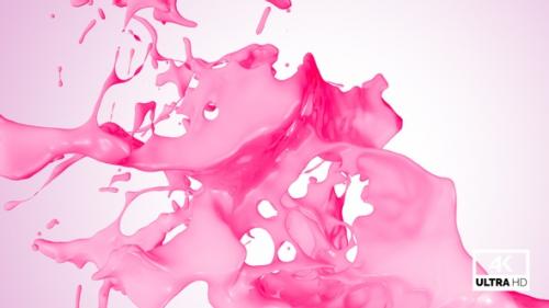 Videohive - Splash Of Strawberry Milkshake V3 - 32516149 - 32516149