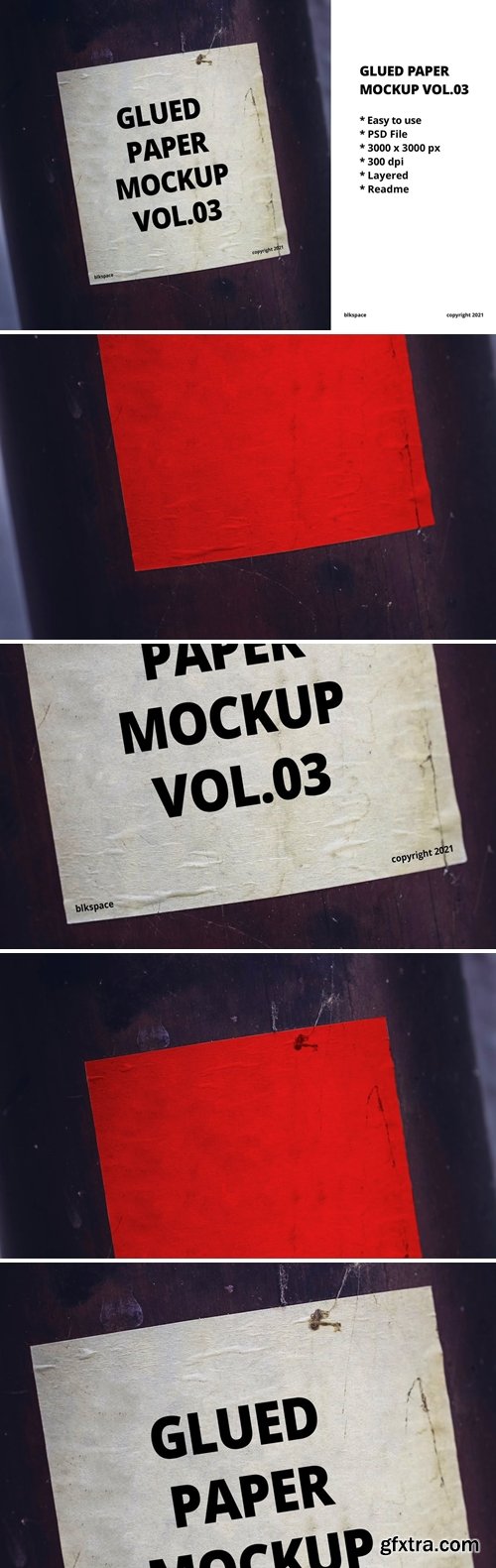 Glued Paper Mockup Vol.04