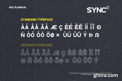 SYNC - Modern Sans Serif Font