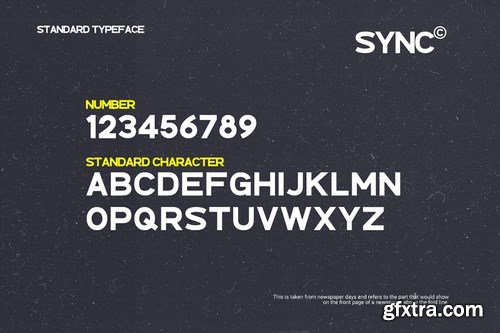 SYNC - Modern Sans Serif Font