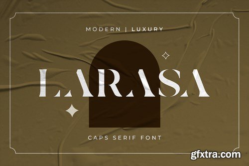 Larasa - Modern Luxury Serif Font  ents