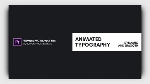 Videohive - Animated Typography - Essential Graphics | Mogrt - 21970586 - 21970586