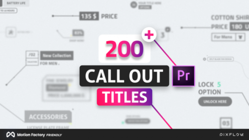 Videohive - Line Call Out Titles for Premiere Pro - 22633449 - 22633449