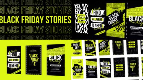 Videohive - Black Friday Typography Stories MOGRT - 32494553 - 32494553