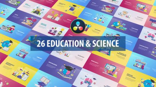 Videohive - Education and Science Animation | DaVinci Resolve - 32515495 - 32515495