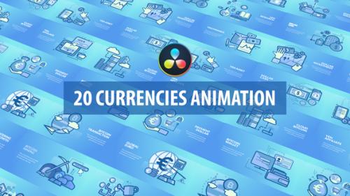 Videohive - Currencies Animation | DaVinci Resolve - 32537681 - 32537681