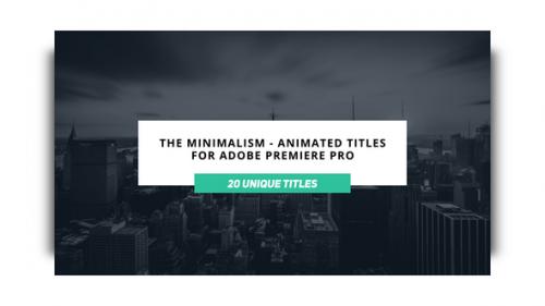 Videohive - The Minimalist - Animated Titles for Premiere Pro - 23073023 - 23073023